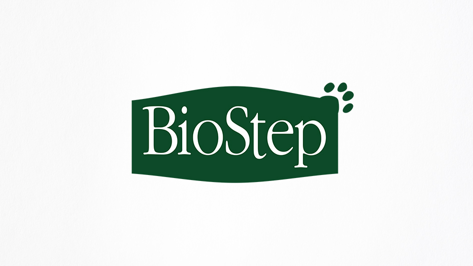 Логотип. Гигиенический наполнитель BioStep © Креативное агентство KENGURU