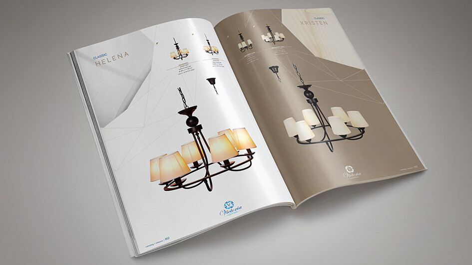 Создание концепции каталога светильников © Креативное агентство KENGURU