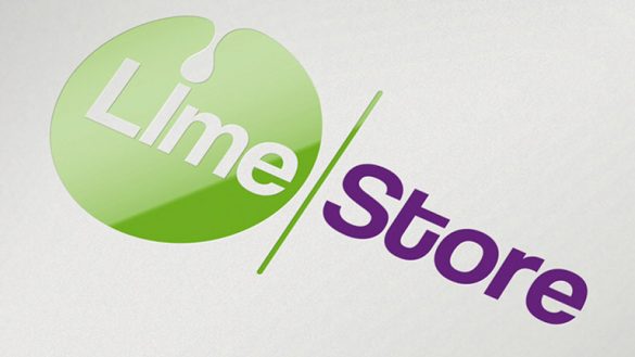 Создание логотипа центра продаж и сервиса LimeStore © Креативное агентство KENGURU
