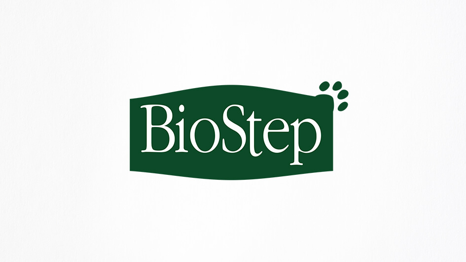 Логотип. Гигиенический наполнитель BioStep © Креативное агентство KENGURU