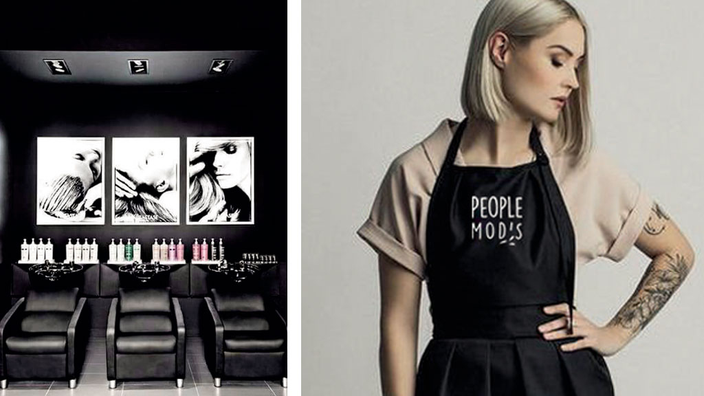 брендирование одежды салона красоты People Mods